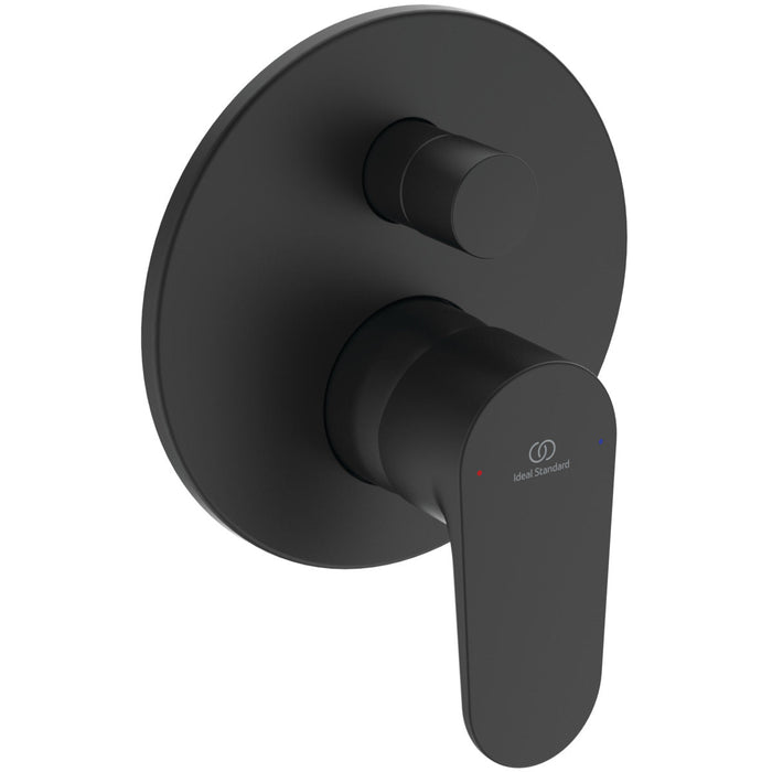 IDEAL STANDARD A7193XG CERAFINE O Grifo Monomando Baño/Ducha Empotrado 2 Vías Negro Seda