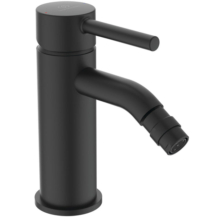 IDEAL STANDARD BC197XG CERALINE Grifo Monomando Bidé con Válvula Clic Clac Negro Seda