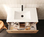 BATHME LENNOX Conjunto Mueble de Baño Completo con Lavabo Encimera Roble Ostippo