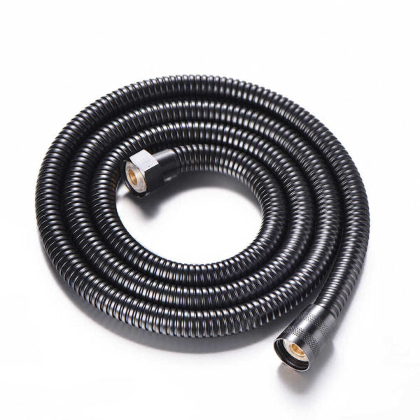 LLAVISAN L126004 Conjunto De Ducha Termostático Telescópico Negro Mate Cuadrado