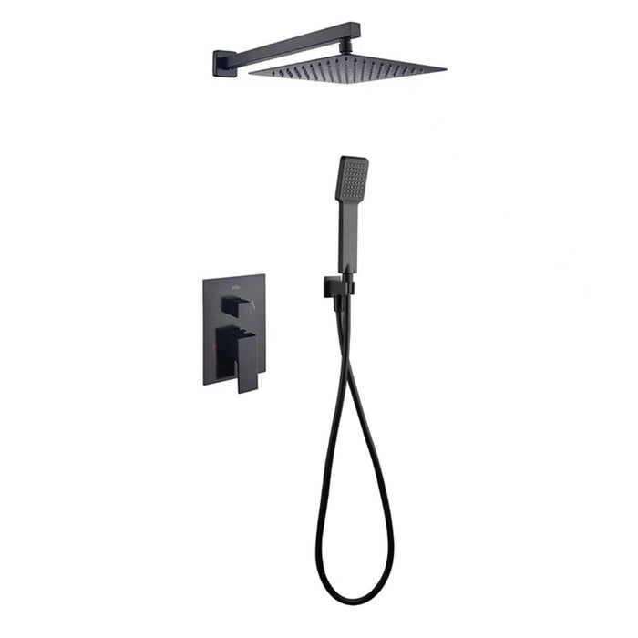 LLAVISAN L157494 CHEROKEE BLACK Grifo Monomando Empotrada Ducha Pared Negro Mate