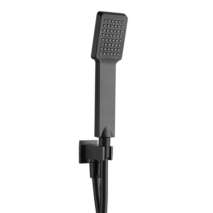 LLAVISAN L157504 CHEROKEE BLACK Grifo Monomando Empotrada Ducha Techo Negro Mate