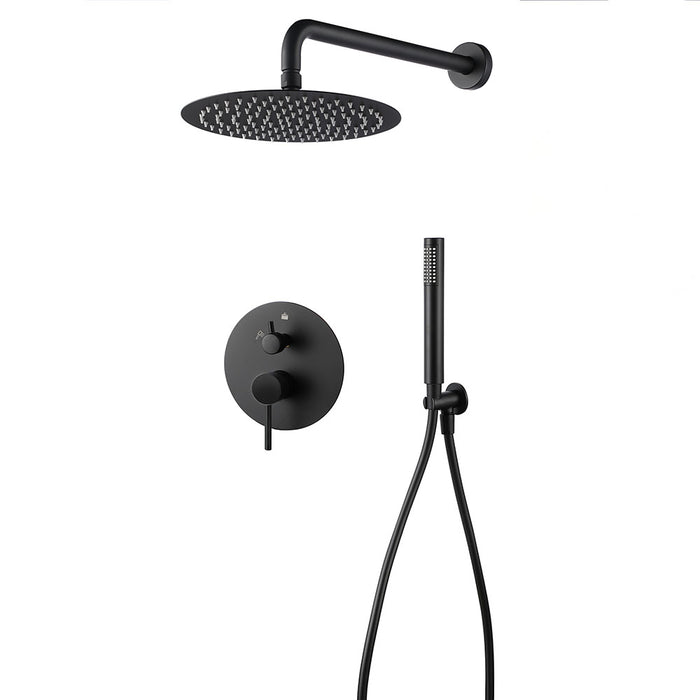 LLAVISAN L157524 OSLO Grifo Monomando Empotrada Pared Negro Mate