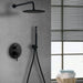 LLAVISAN L157534 OSLO Grifo Monomando Empotrada Techo Negro Mate