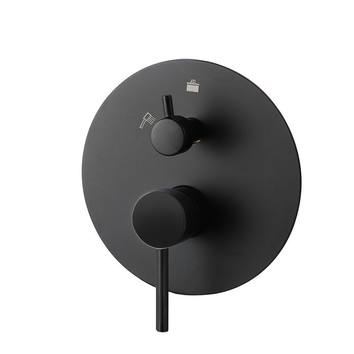 LLAVISAN L157534 OSLO Grifo Monomando Empotrada Techo Negro Mate
