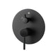 LLAVISAN L157534 OSLO Grifo Monomando Empotrada Techo Negro Mate
