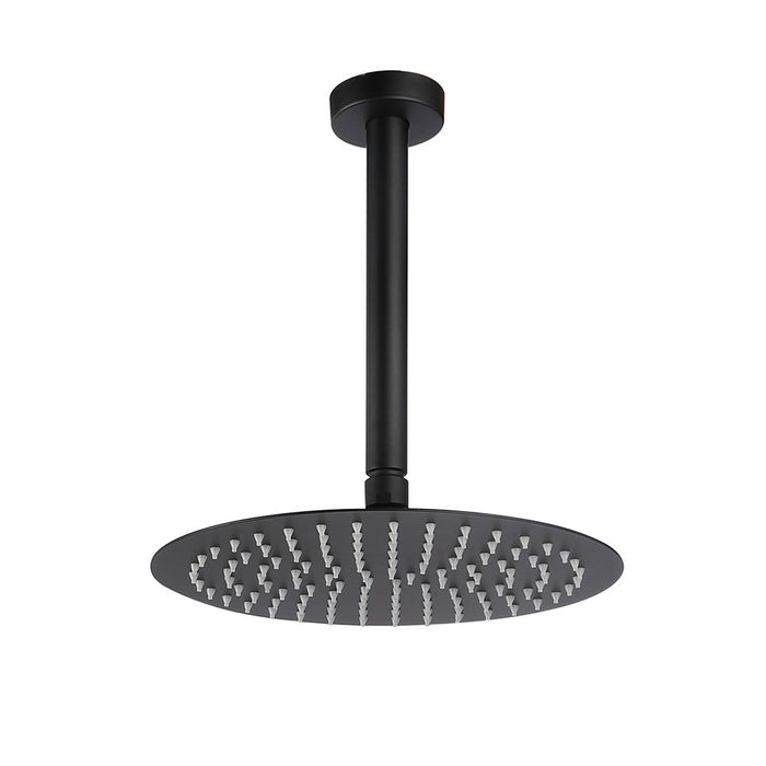 LLAVISAN L157534 OSLO Grifo Monomando Empotrada Techo Negro Mate