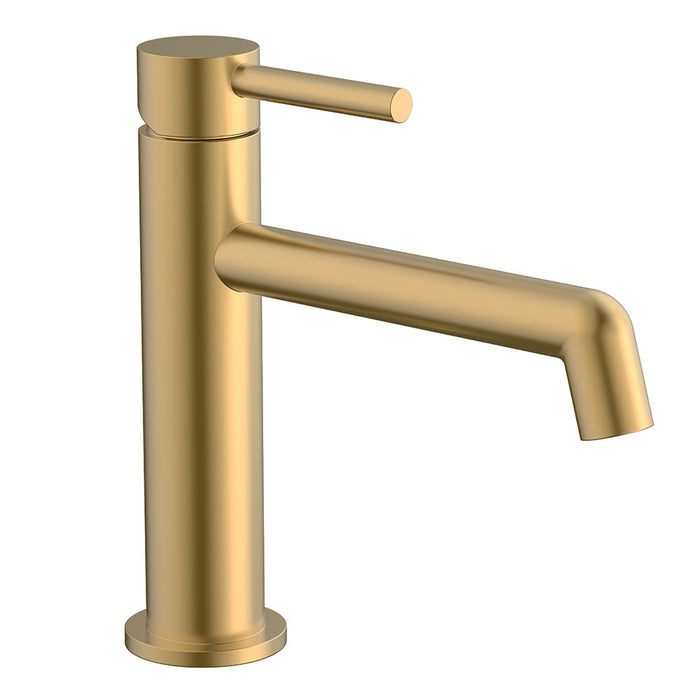 LLAVISAN L157694 OSLO Grifo Monomando de Lavabo Oro Cepillado