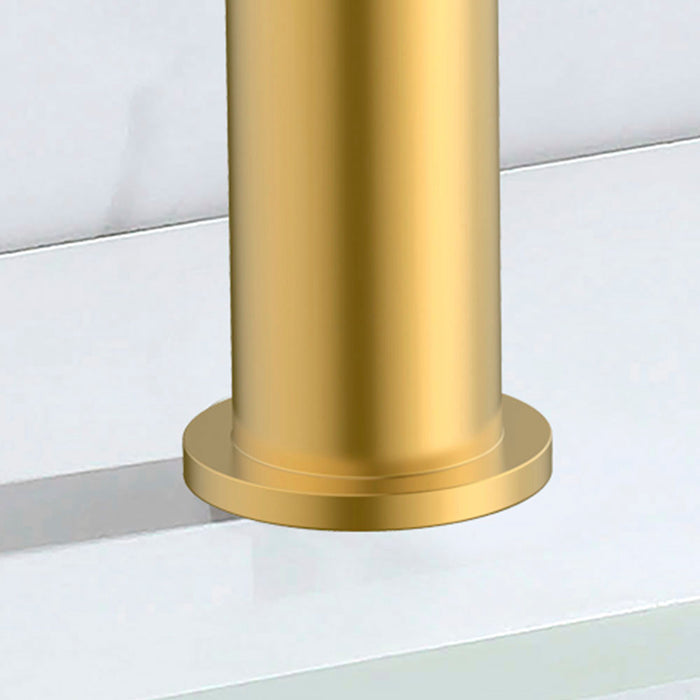 LLAVISAN L157704 OSLO Grifo Monomando de Lavabo Alto Oro Cepillado