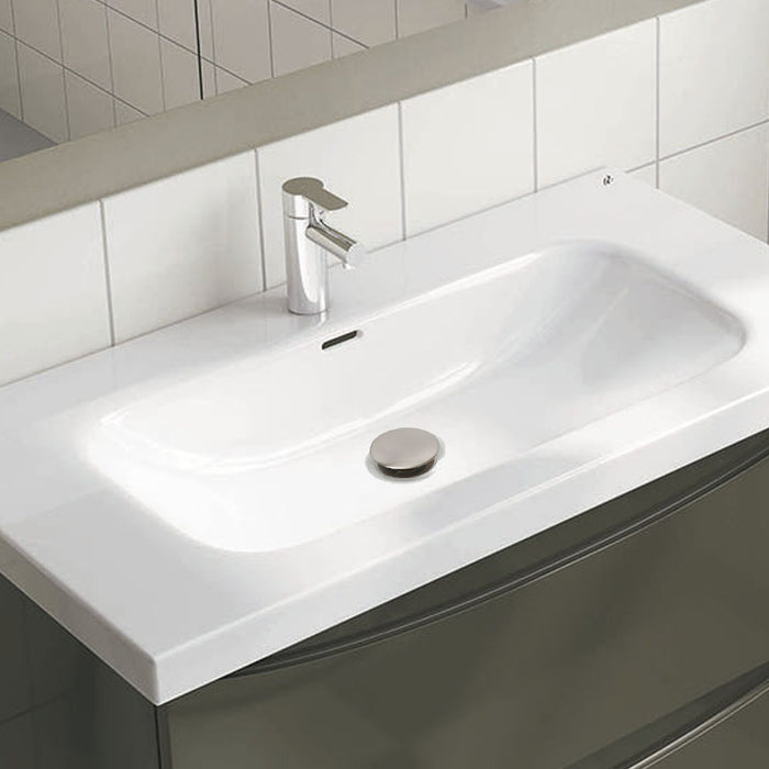 LLAVISAN L177544 Válvula Clic Clac Níquel Cepillado