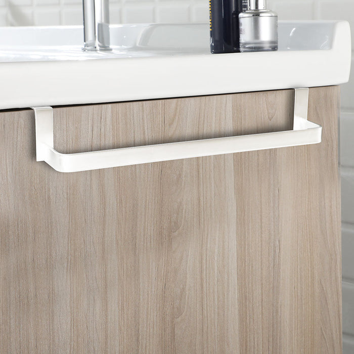 LLAVISAN L325644 Toallero de mueble lateral sin taladros 36 cm blanco
