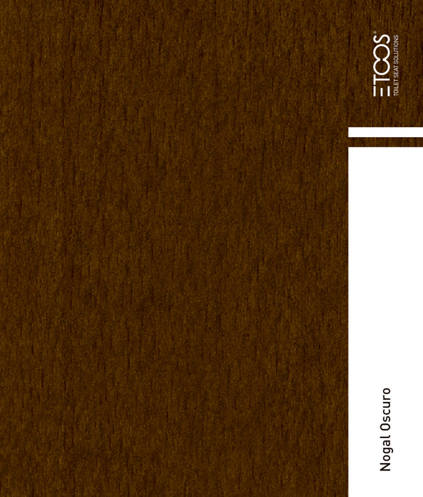 ETOOS 02119103 JAVEA Tapa WC Unisan Sanindusa Color Madera Nogal Oscuro