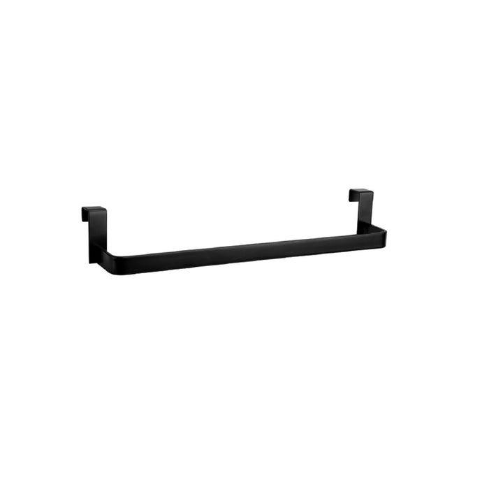 OXEN 326784 Toallero Lateral Colgar 29 cm para Mueble de Baño Fondo Reducido Negro Mate