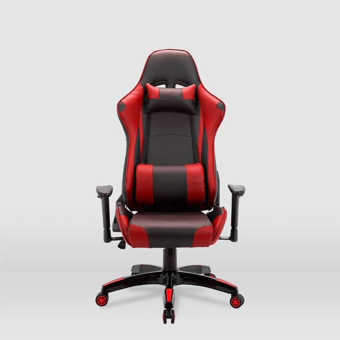 FURNITURE STYLE FS2487NGRJ REGINA Silla Gaming Imitación Piel Color Negro/Rojo