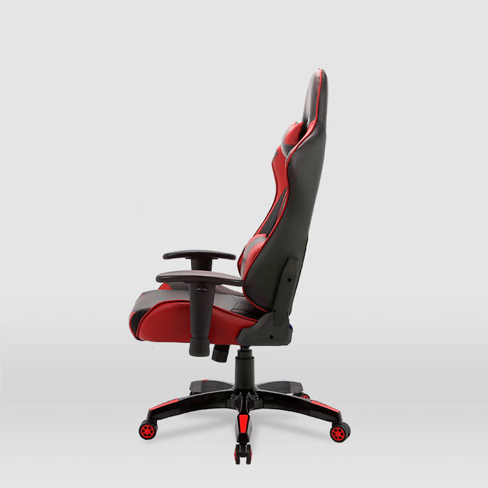 FURNITURE STYLE FS2487NGRJ REGINA Silla Gaming Imitación Piel Color Negro/Rojo
