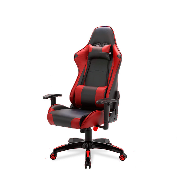 FURNITURE STYLE FS2487NGRJ REGINA Silla Gaming Imitación Piel Color Negro/Rojo
