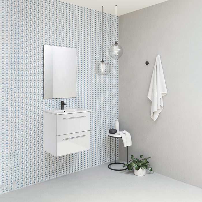 ROYO C0070878 STREET 50 Conjunto Mueble de Baño 2 Cajones Blanco Brillo