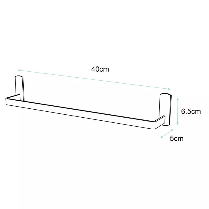 NADI 10FT0104 TOALLERO ADHESIVO Adhesivo Oro 40 cm