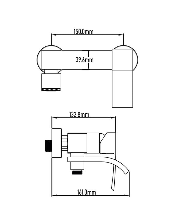 UNIVERSAL DE GRIFERÍA GS10043 OBI Grifo Monomando Baño/Ducha Cromo