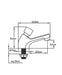 UNIVERSAL DE GRIFERÍA GL11012 LAUREL Grifo Lavabo Temporaizado Cromo