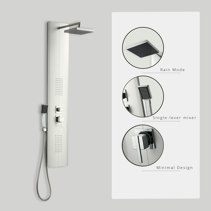 UNIVERSAL DE GRIFERÍA CH30010 GRANADA Columna de Ducha Hidromasaje PVC