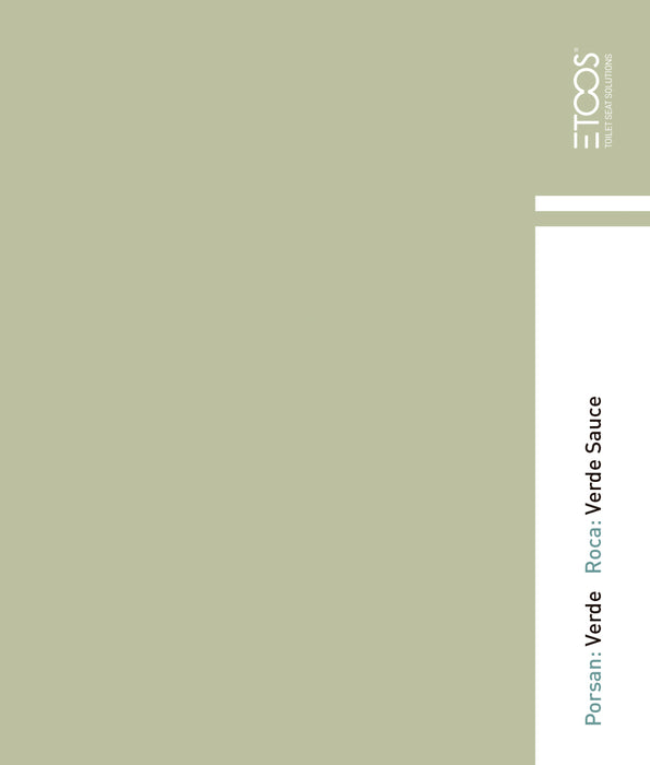 ETOOS 02002003 LUCERNA Tapa WC Roca Color Verde Sauce
