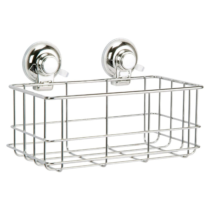 GEDY HO181300100 Porta Objetos Rectangular Ventosa Cromo