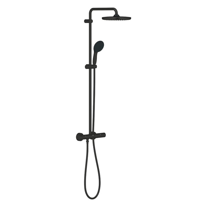 GROHE 26 670 243 TEMPESTA System 250 Sistema de ducha con termostato incorporado Negro Mate