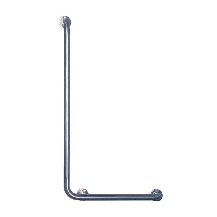 PRESTO 88162 Barra de apoyo ángulo larga derecha Inox