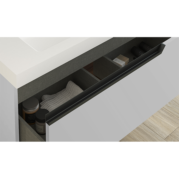 VISOBATH ELEVEN Mueble de Baño con Lavabo Suspendido Blanco Ada Mate Mate