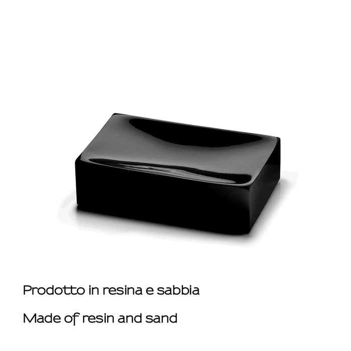 GEDY SF111400300 SOFIA Jabonera Negro Mate