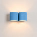 SOLLUX SL.2611 Aplique Aura 2 Azul Claro G9