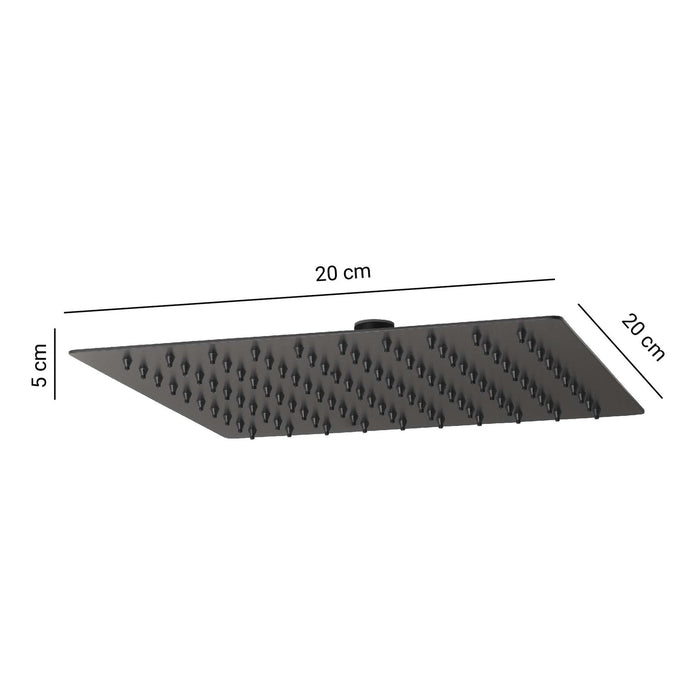 GEDY GYSH1031360 TECH 13 Rociador Negro Mate
