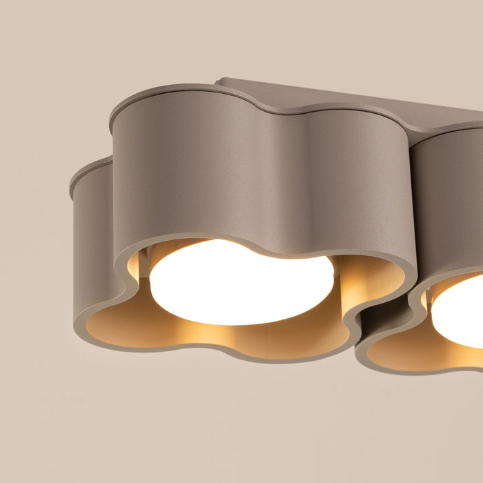SOLLUX SL.3334 Lámpara De Techo Ovio 2 Taupe Gx53