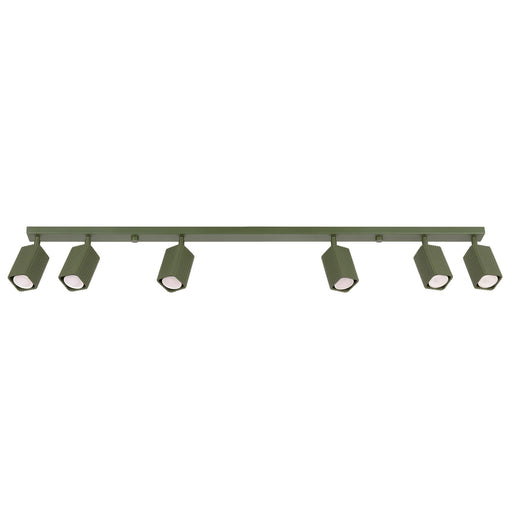 SOLLUX SL.3182 Lámpara De Techo Rayo 6L Verde Oliva