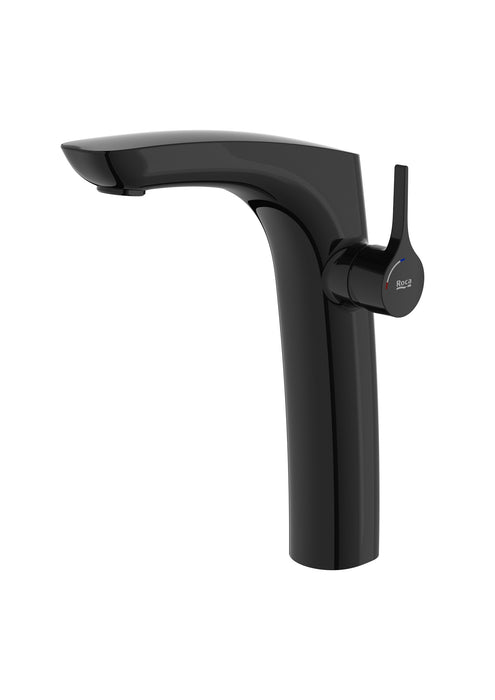 ROCA A5A3C3ACN0 INSIGNIA Grifo Monomando Lavabo con Caño Alto y Cold Start Negro Titanio