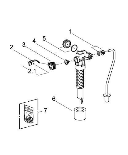 GROHE 37 093 000 Válvula de llenado