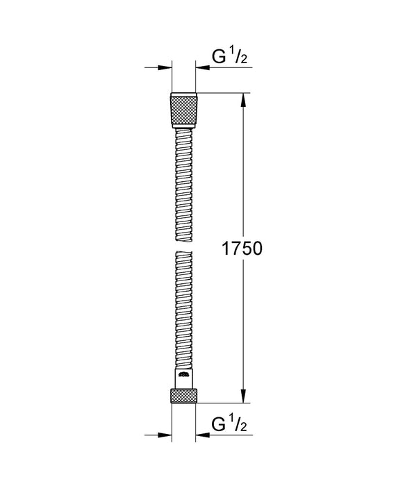 GROHE 28 139 001 RELEXAFLEX Flexo de Ducha Cromo