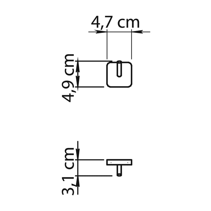 GEDY TO271300100 TONGA Percha Cromo