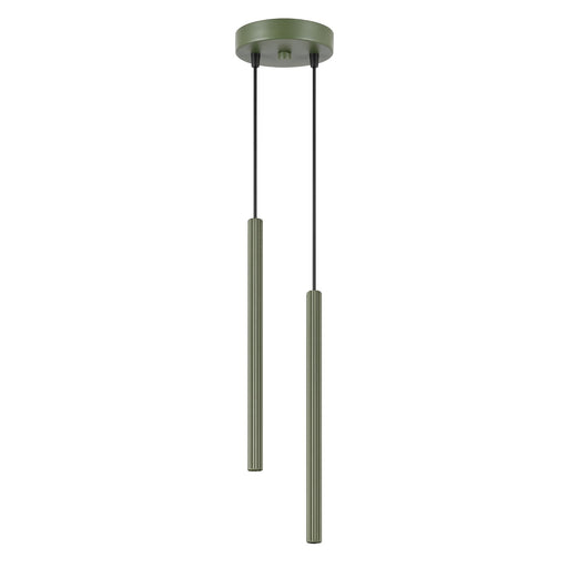 SOLLUX SL.2049 Lámpara Colgante Arche 2P Verde Oliva