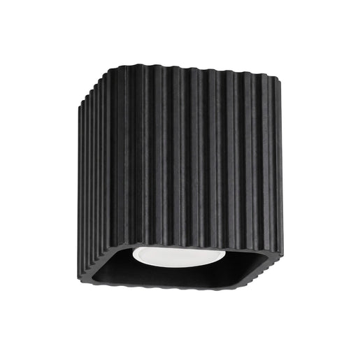 SOLLUX SL.3043 Lámpara De Techo Riff 1 Negra Gu10