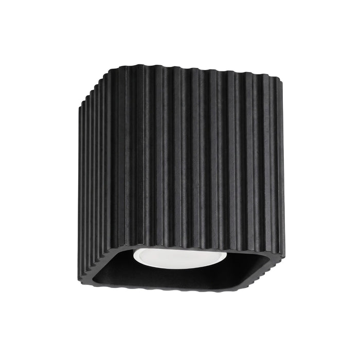 SOLLUX SL.3043 Lámpara De Techo Riff 1 Negra Gu10