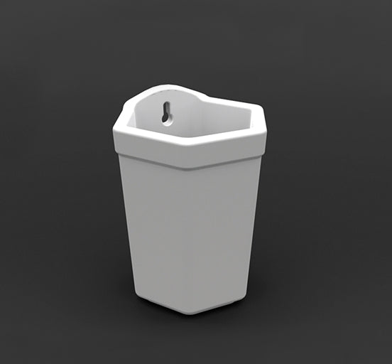 VALADARES 26100002 NEOCLASSICA Vaso Porta Escobillero Blanco
