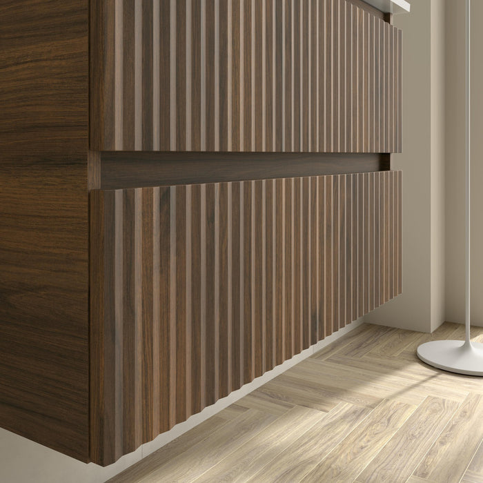 SALGAR 121751 KIRA Mueble+Lavabo TOSCANA 140cm Nogal