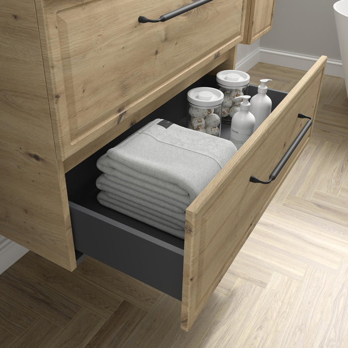SALGAR 121807 RUNA Mueble+Lavabo VILNA 160cm Roble
