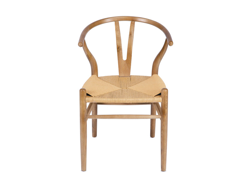 ANDREA HOUSE MU70002 SALMA Silla Madera de Olmo y Cordón De Papel
