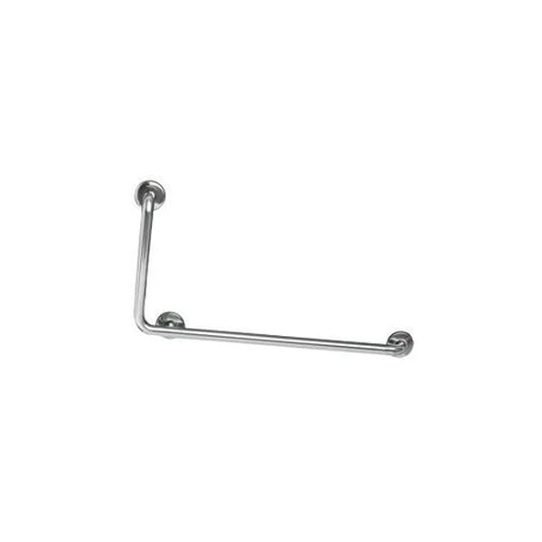 MEDICLINICS BAI090C Barra Ángulo 90 Izquierda Inox Brillo