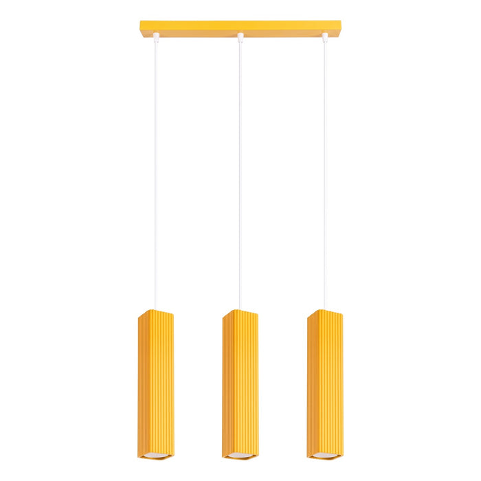 SOLLUX SL.3268 Lámpara Colgante Rayo 3L Amarilla