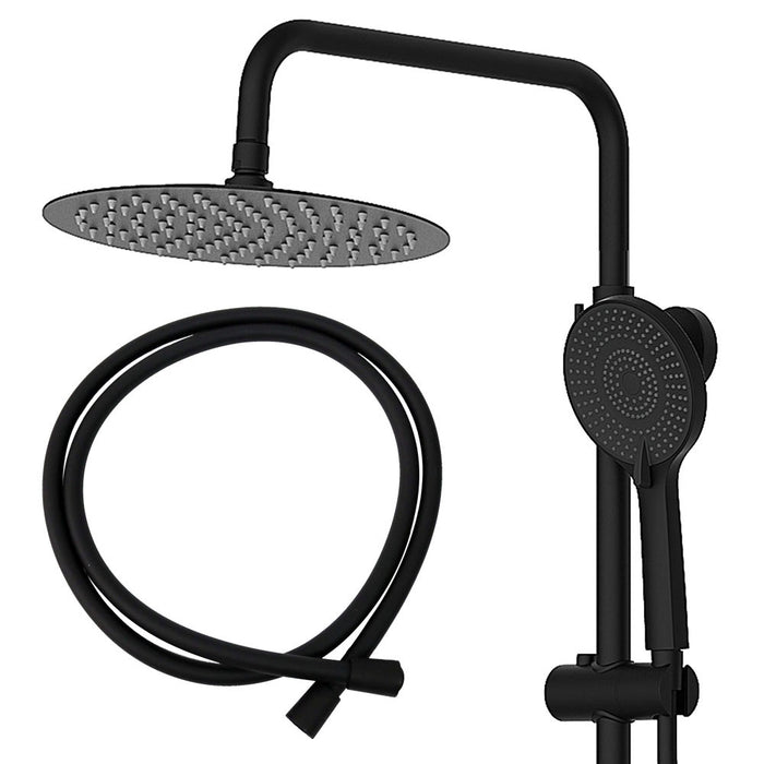 LLAVISAN L129474 ROUND BLACK Columna Monomando T 2 Vias