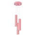 SOLLUX SL.2338 Lámpara Colgante Karbon 3P Rosa
